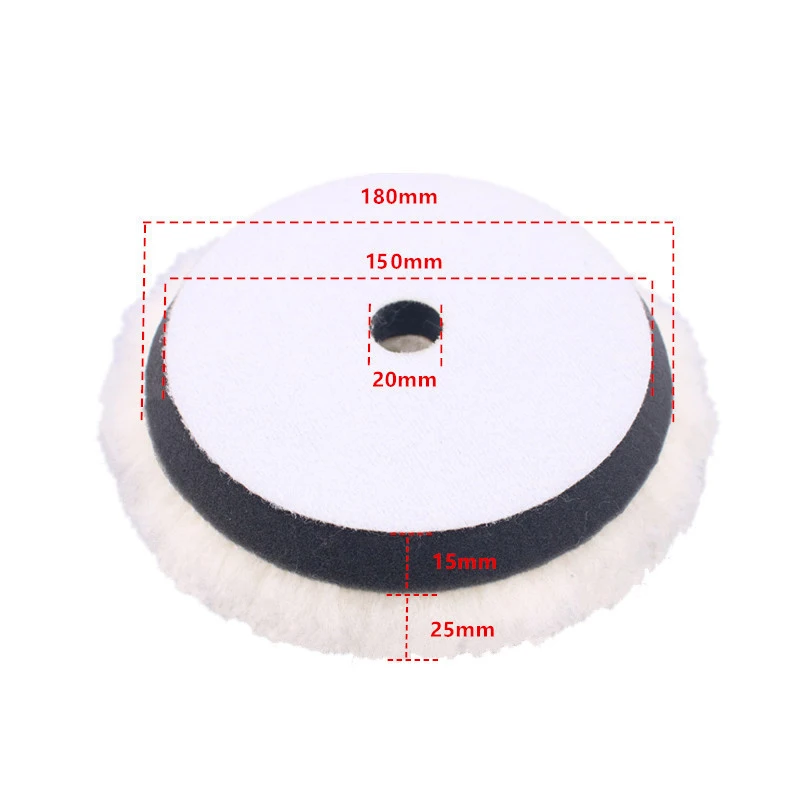 Полировальная подкладка из мягкой овчины полировочные прокладки с крючком и