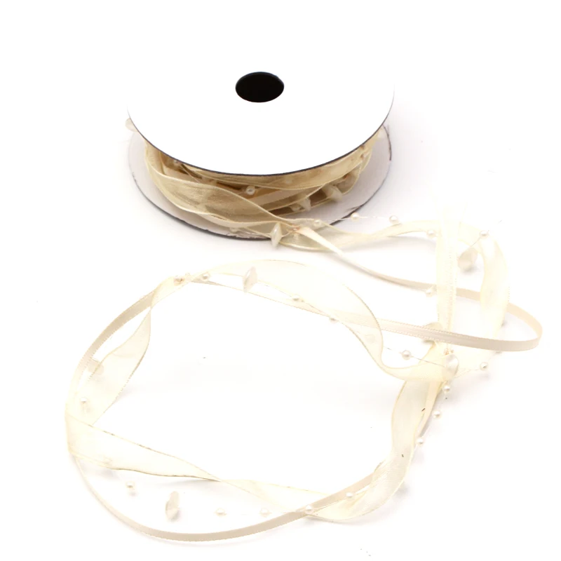 

2 Yards/ roll Fishing Line flower beads organza ribbons Chain Garland Flowers DIY Wedding Party Decoration Product Supply craft