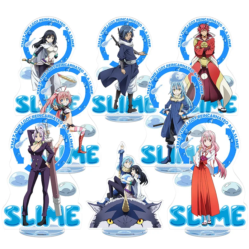

Anime That Time I Got Reincarnated as a Slime Rimuru Tempest Acrylic Stand Figure Model Plate Display Table Decor Collectible