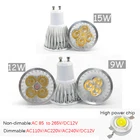 Самая низкая цена GU10 светильник led теплыйбелый декоративный Точечный светильник AC220V 9W 12W 15W GU10 led лампа энергосберегающий Домашний Светильник ing