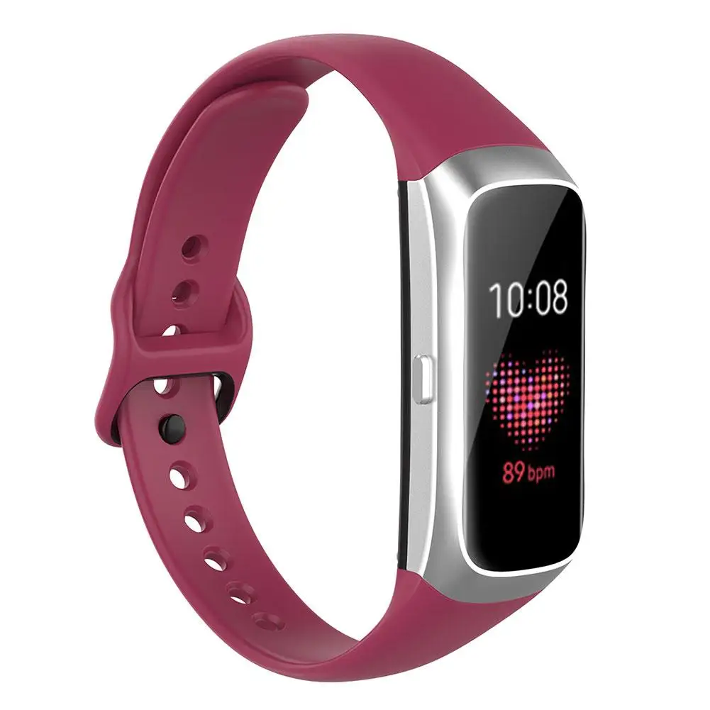 Для samsung Galaxy Fit ремешок силиконовый спортивный ремешок для SM-R370 Смарт-часы ремешок на запястье ремешок аксессуары