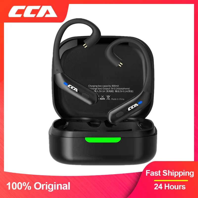 CCA BTX Bluetooth-совместимые наушники 5 2 True Wireless спортивные наушники-вкладыши с ушным