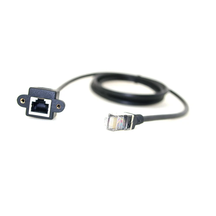 Hohe 20:00 30-150 см 8-контактный RJ45 Kabel Männlich zu Weiblich Schraube Panel Mon Voi Ethernet LAN Netzwerk 8-контактный множествоängerung K (art.: 3920cfd72c024) - 3920cfd72c024