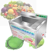 Commercial Vegetable Cleaning Machine Ultrasonic Restaurant Hotel Canteen Stainless Steel Dishwasher Vegetable Washer