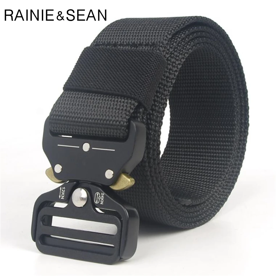 Ремень RAINIE SEAN мужской тактический брезентовый нейлоновый армейский пояс 3 8 см