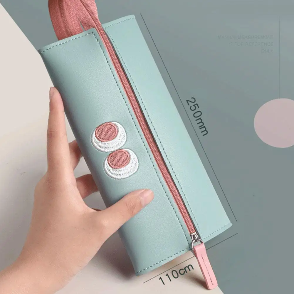 Кожаный чехол для карандаша милые принадлежности ручек канцелярские сумка