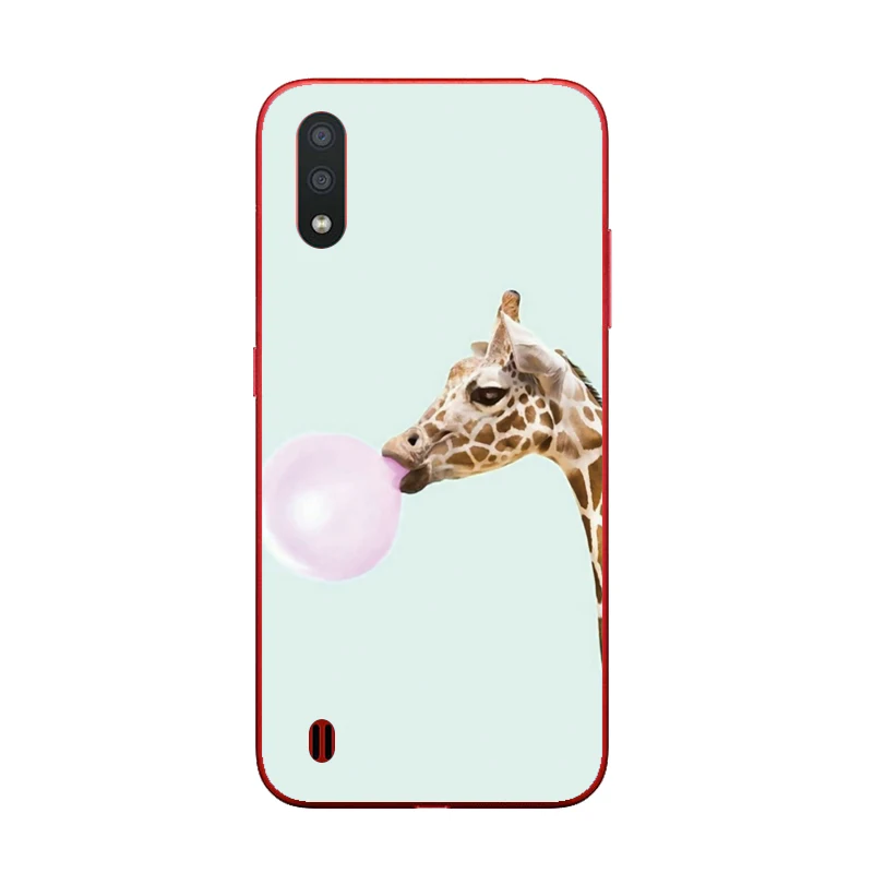 Case for Samsung M01 Cover TPU Phone Silicone Fundas Galaxy Bumper M 01 M015 SM-M015F Cartoon Coqa | Мобильные телефоны и