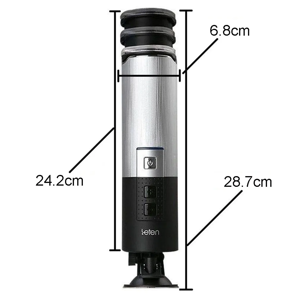 Leten X9 Гибкая влагалище свободные руки Вагина Мужской мастурбатор Автоматическая