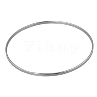yibuy silver nickel oblate tension hoop replacement for banjo flanges