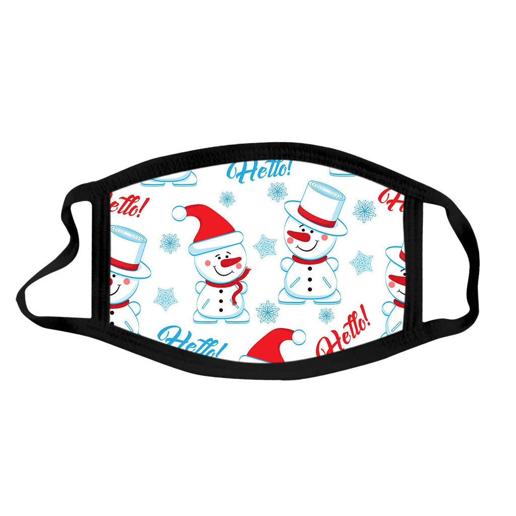 

5pcs Christmas Masks Children Kid Child's Christmas Masks Face Masks Reusable Masks Mouth Cover Mask mascarilla