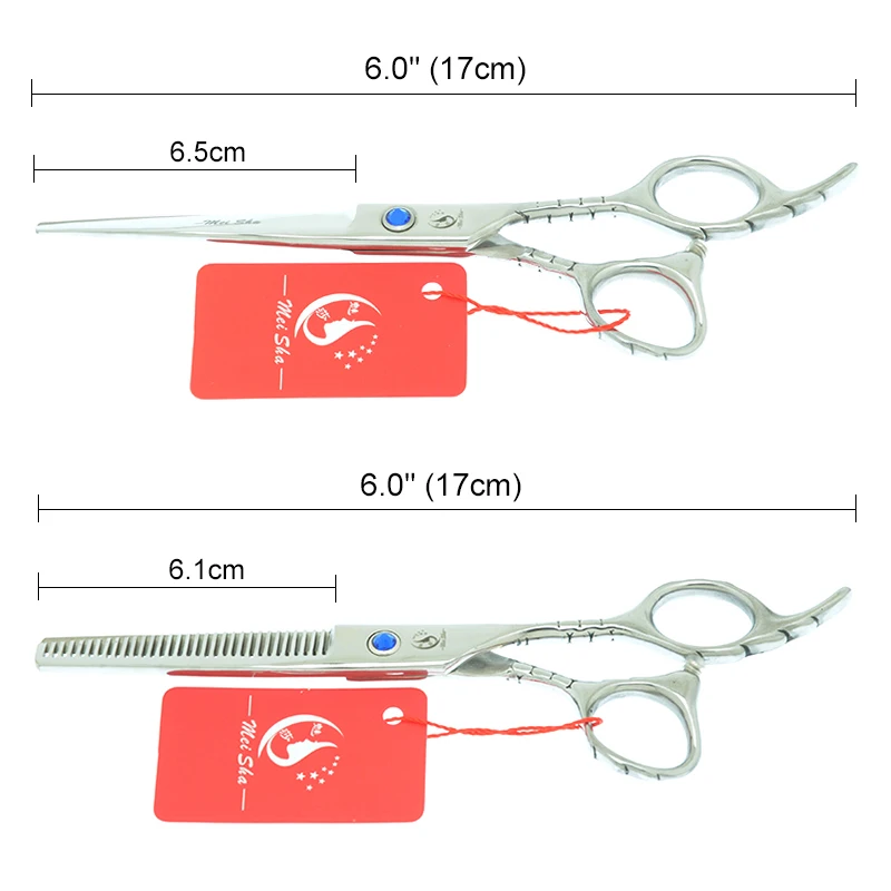 

Meisha 6 inch Professional Barber Shears Japan Steel Hair Scissors Set Haircut Scissor Salon Hairdressing Styling Tool A0107A