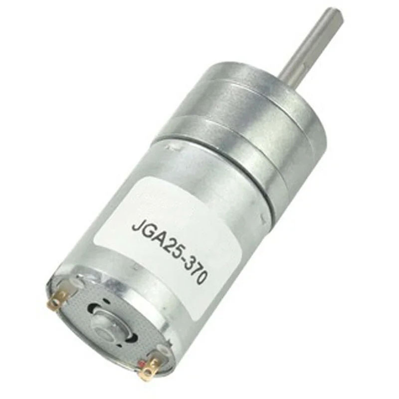 Редукторный двигатель с длинным валом 25 мм 6 в 12 В 24 16 об/мин 1360 об/мин|Двигатель