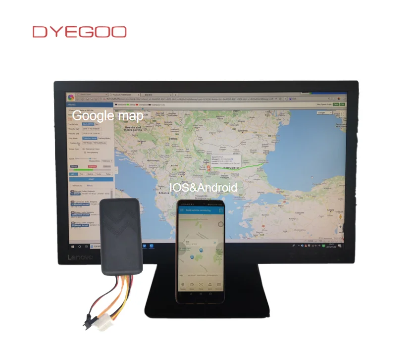 DYEGOO автомобильный gsm GPS трекер GT06 реле локатор мотоцикла устройство слежения Google