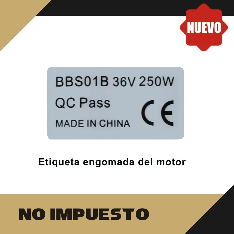 36 В 250 Вт Набор наклеек для двигателя Bafang со средним приводом | Спорт и развлечения