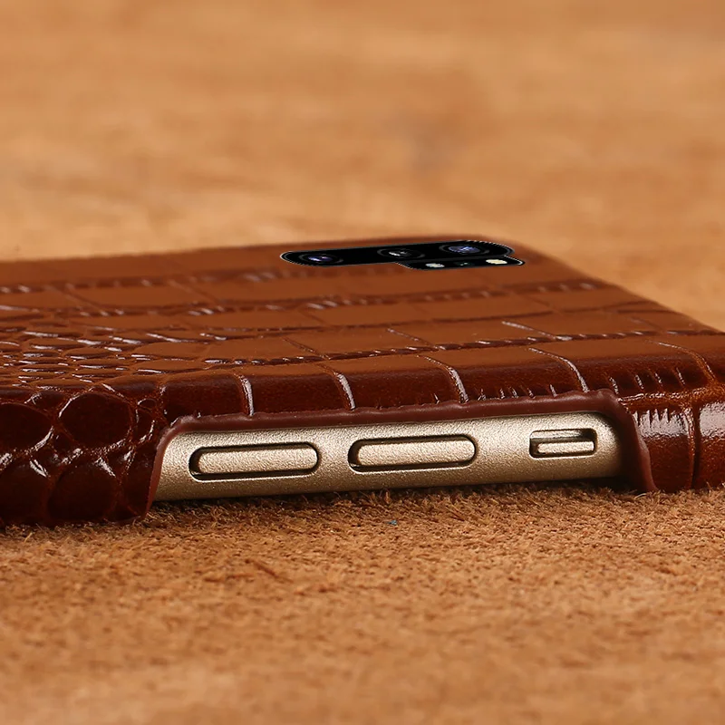 Leather case for Samsung galaxy Note 10 10plus 10+ Genuine leather shockproof fundas back cover samsung A50 a70 a40 a8 2018 | Мобильные