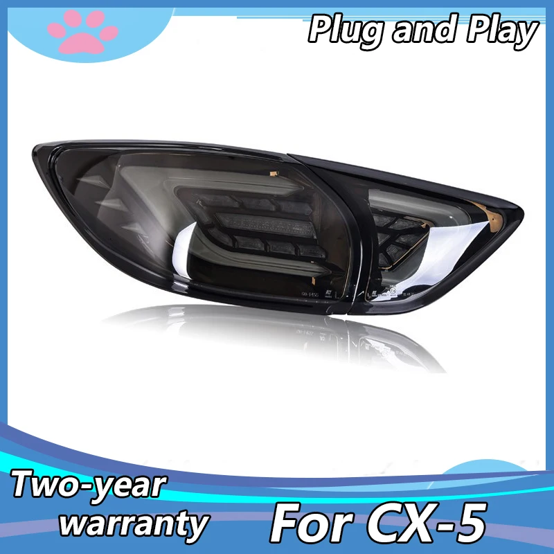 

Car Styling tail lights for Mazda CX-5 taillights LED Tail Lamp rear trunk lamp cover drl+signal+brake+reverse