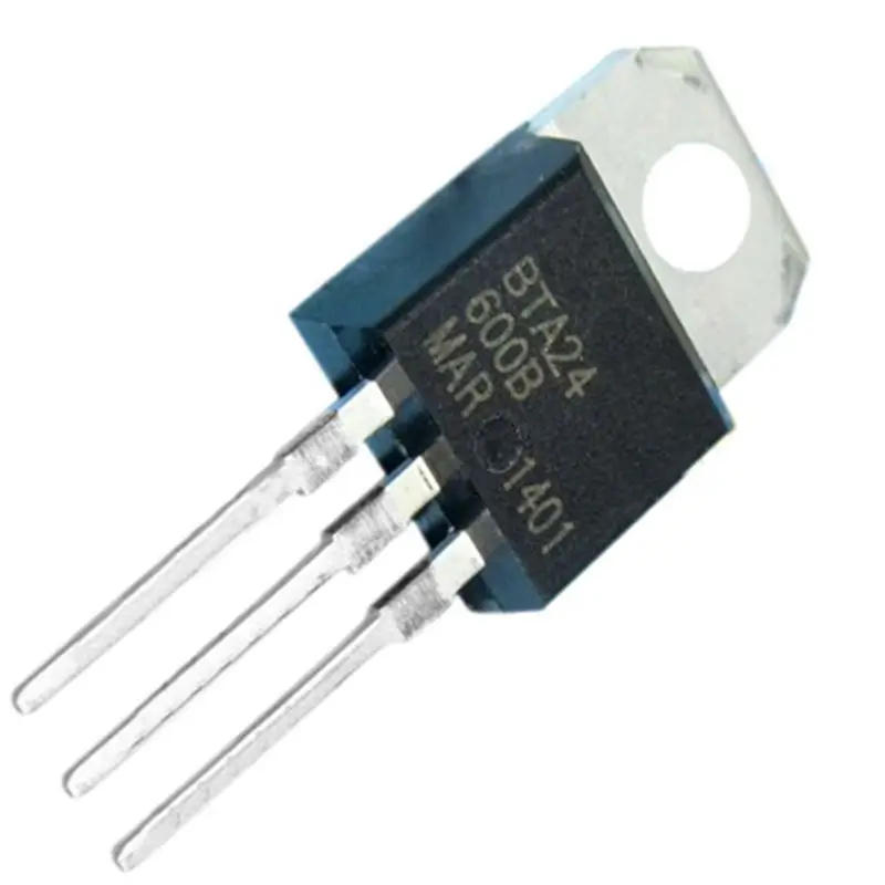 5 Pcs T0-220AC Package SCR Standard Triacs 600V 25A BTA24-600B | Relays
