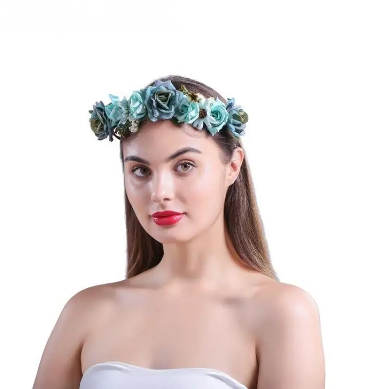 Женский цветочный ободок Свадебный аксессуар для волос с цветами| |