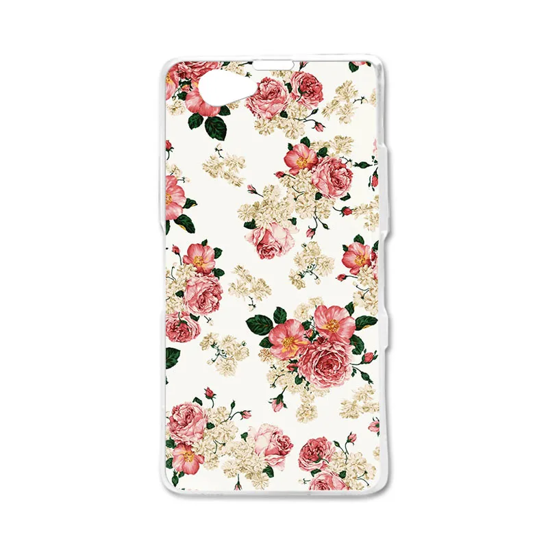 ТПУ чехол s для sony Z1 Mini чехол с рисунком мягкий силиконовый чехол для sony Xperia Z1 Compact D5503 Z1 Mini M51W 4,3 дюймов Чехол - Цвет: C030