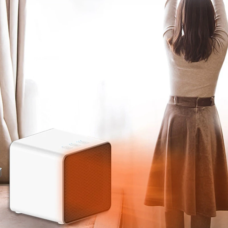 Белый 400 Вт/800 Вт Таймер портативный Электрический обогреватель для дома и офиса