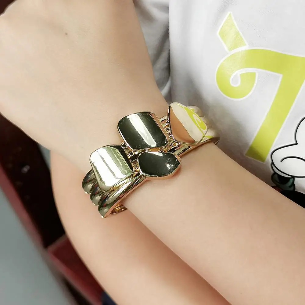 Браслеты-манжеты женские из сплава геометрической формы | Украшения и аксессуары