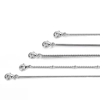attagems classic basic chain 100 925 solid sterling silver necklace chain 40cm 45cm 50cm fine jewelry fashion pendant link