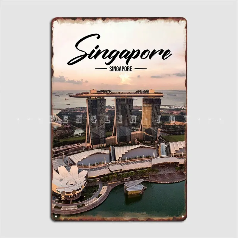 

Singapore Metal Sign Wall Mural Cinema Classic Poster Tin Sign Poster