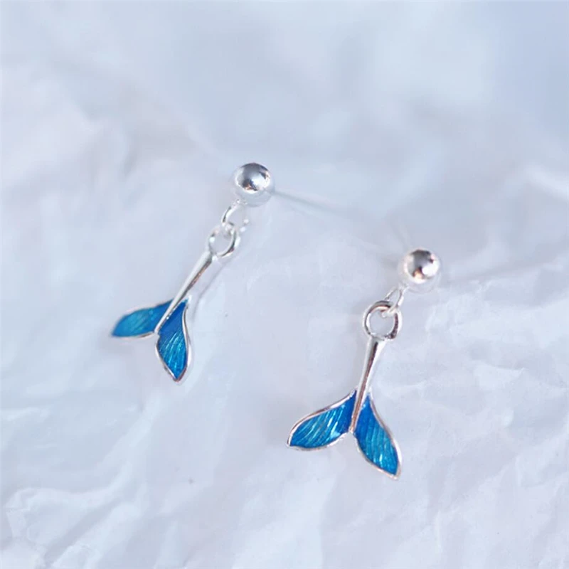 Женские длинные серьги SEA619 серебро 925 пробы с эффектом памяти | Украшения и