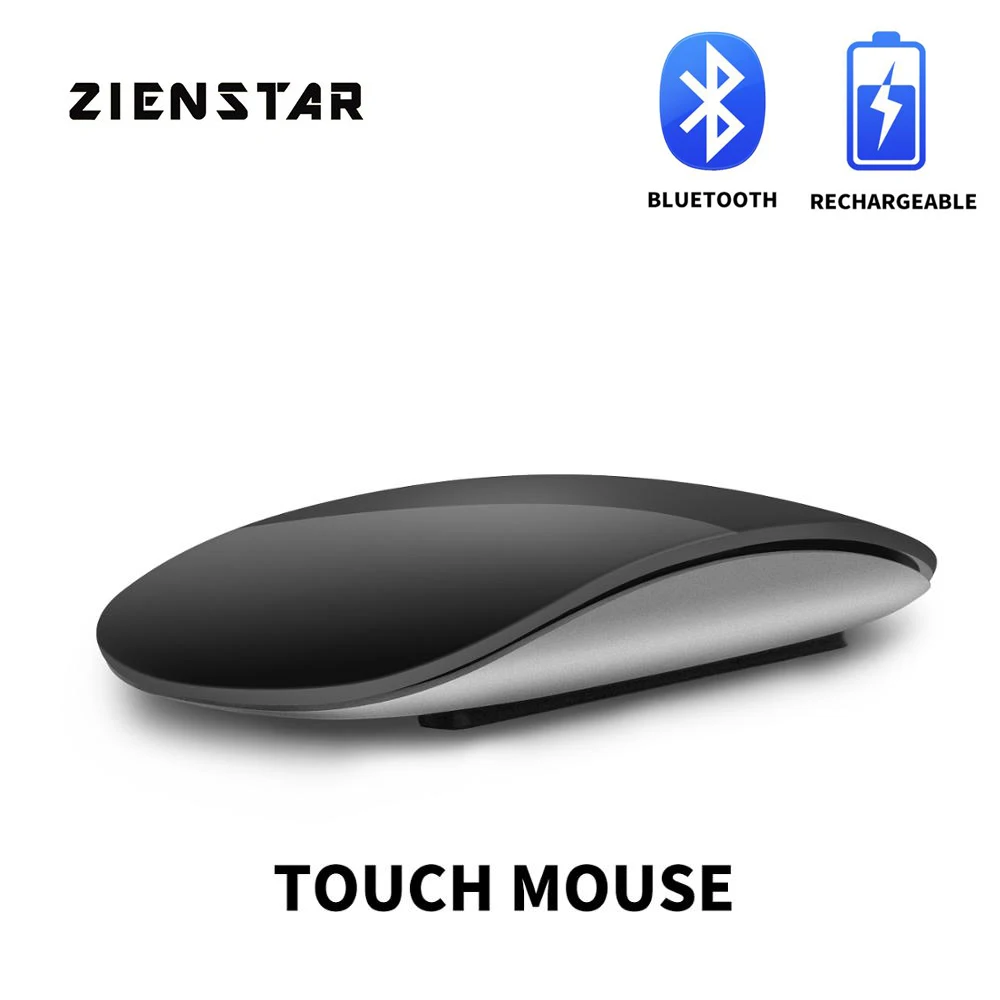 Zienstar Перезаряжаемые сенсорный волшебный Беспроводной Bluetooth 5 0 Мышь дорожная
