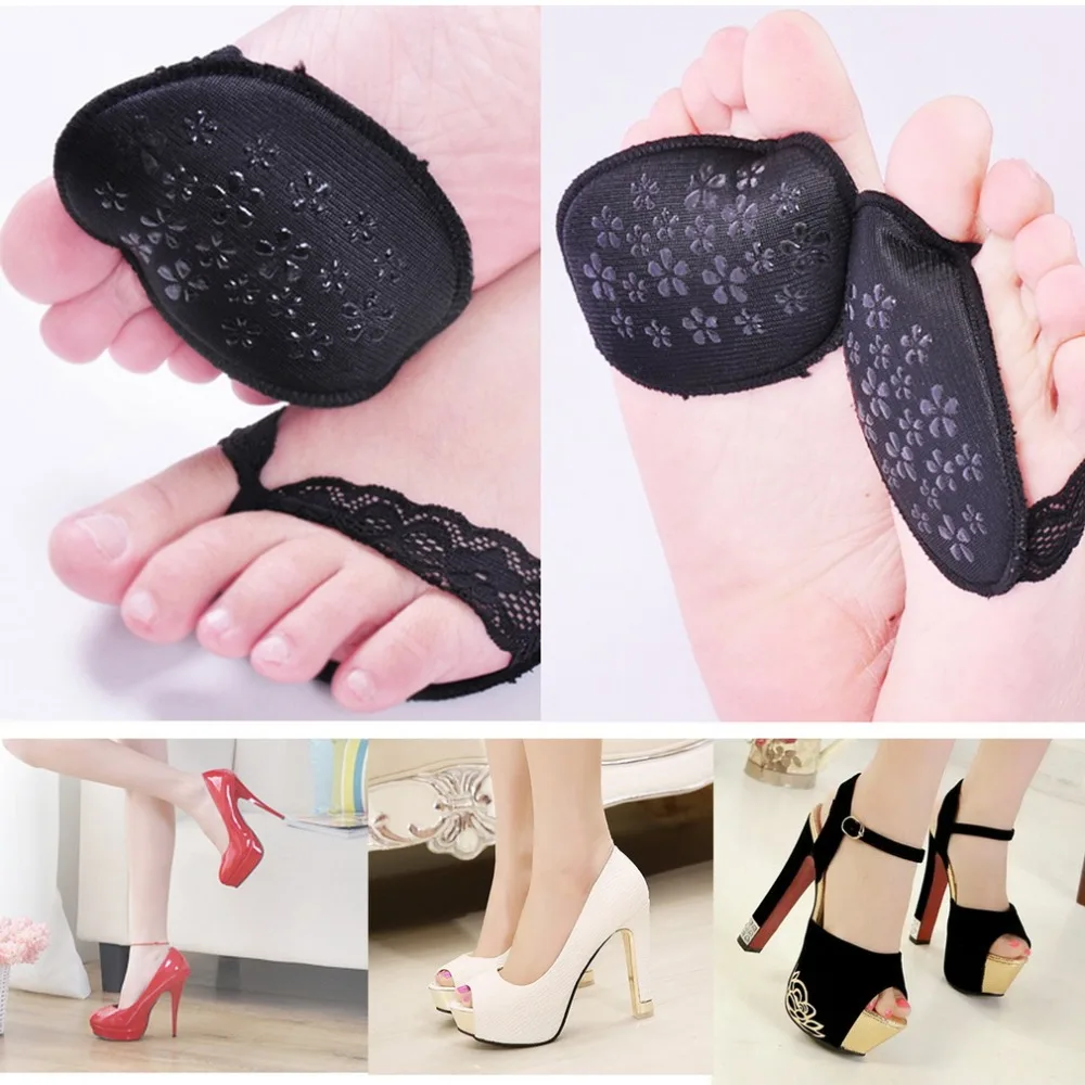 New Forefoot Insole Shoes Pads High Heel Soft Insole Massage Anti-Slip Foot Protection Foot Cushions Sponge Pain Relief Massager forefoot insole shoe pads anti slip breathable soft sponge shoes insert pad rubbing foot women forefoot pain cushion foot care