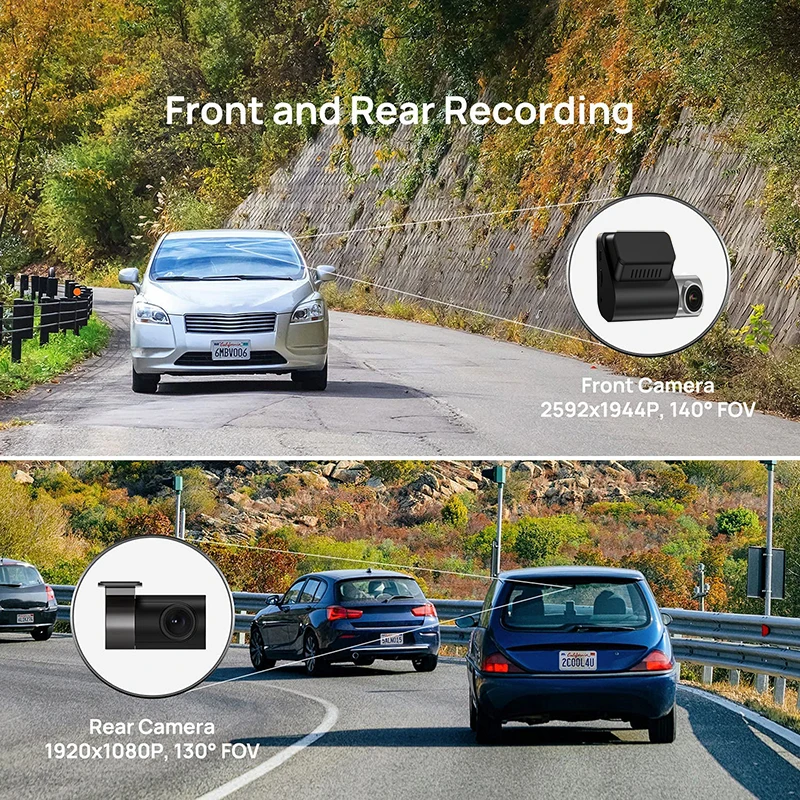 $63.33 Ultra 4K HD Car Video Recorder Wifi & WDR Dash Cam GPS Night Vision Driving Recorder 170 Wide Angle G-Sensor Car Monitor Parking