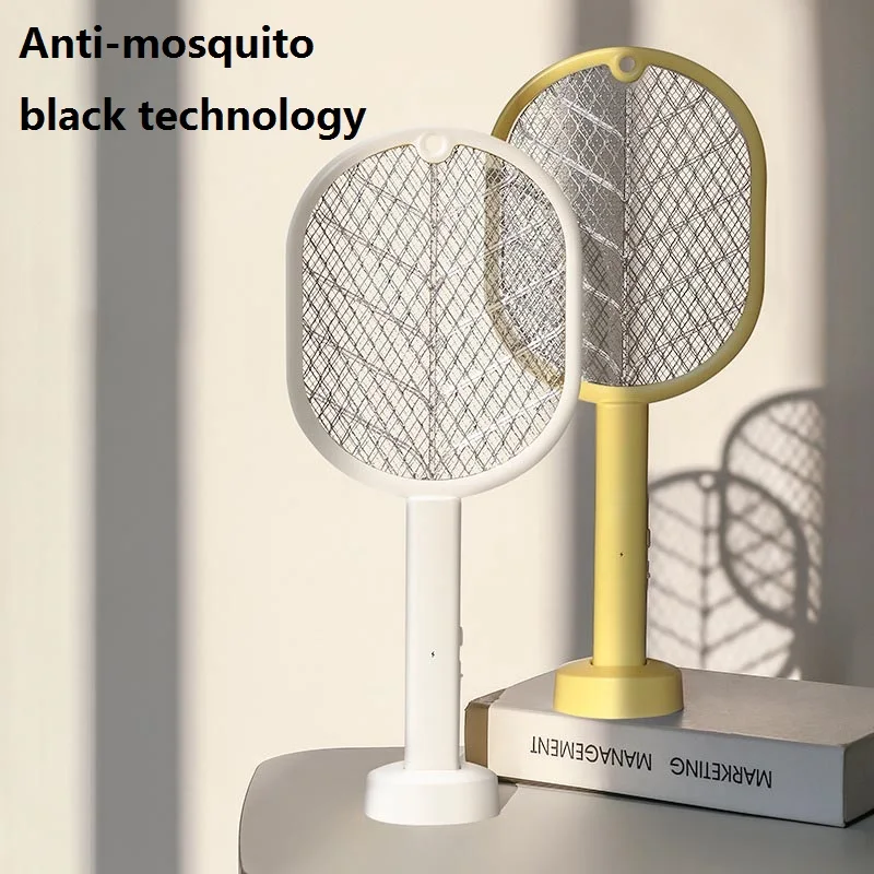 

NEW Intelligent Household 2In1 Mosquito Killer Lamp Electric Shock Mosquito Swatter USB Recharg eable Bug Zapper Mosquito Trap