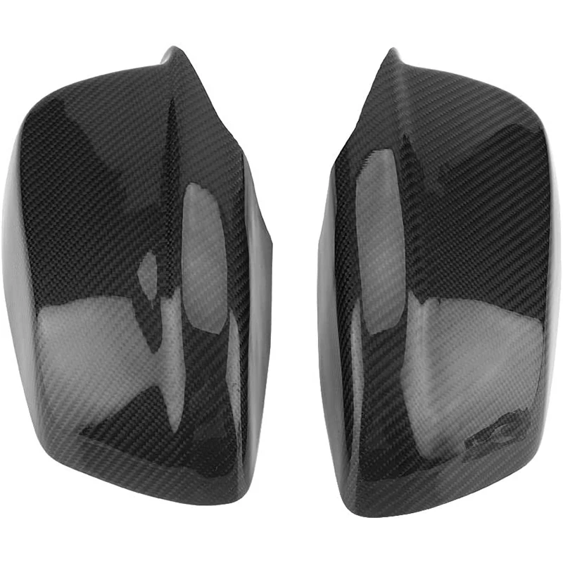 

Car Carbon Fiber Rearview Mirror Cover Caps Door Side Mirror Cover Caps for BMW-5-Series F10 F11F18 Pre-LCI 2011-2013