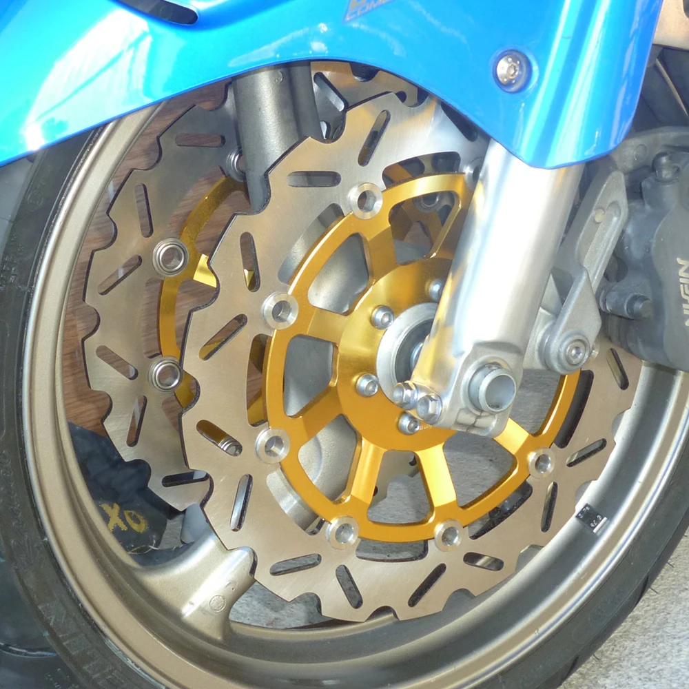 Мотоциклетная Передняя ротор плавающего тормозного диска для HONDA CBR1100XX 1999-2008 CB1100SF