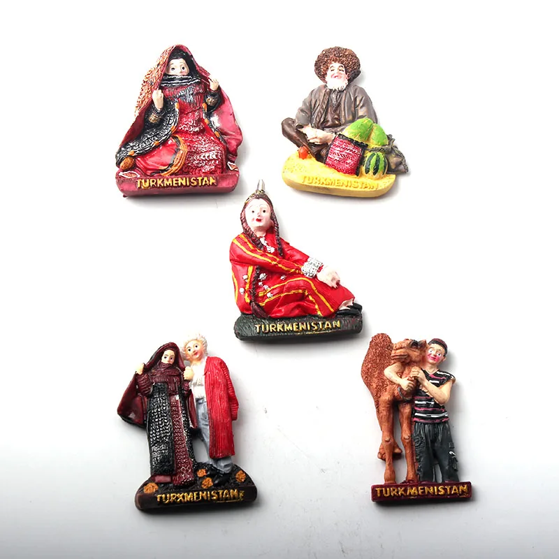 Креативные знаменитые туркеменские резиновые наклейки на холодильник магнитные