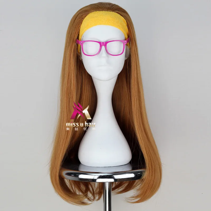 Парик для косплея из мультфильма медовый лимон Большой Герой 6 полный и толстый