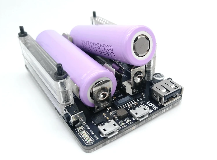 Новый Raspberry Pi 4 Model B 2G 4G 3400 мАч 18650 бортовой вентилятор с расширителем мощности для