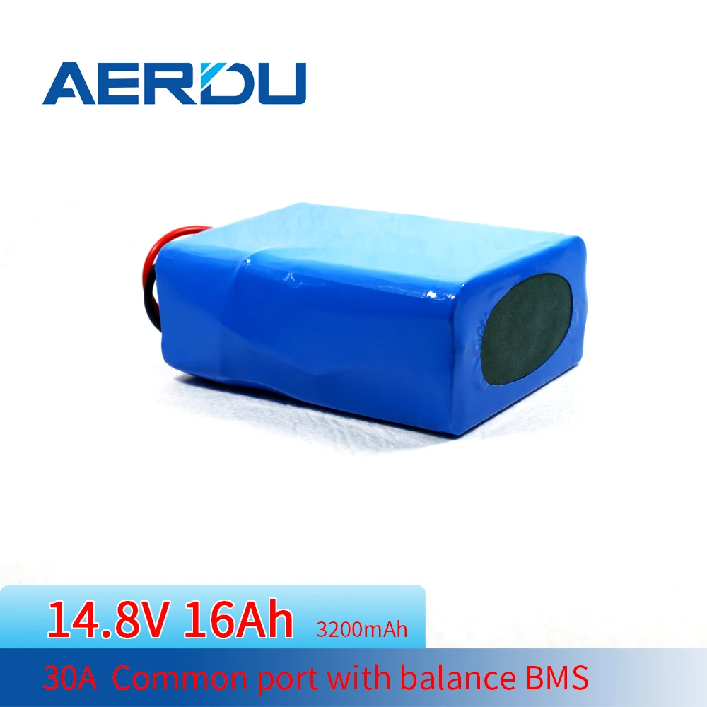 

AERDU 4S5P 14.8V 16Ah 330W 3200mAh Cells 18650 Lithium Battery Pack with BMS FOR Recargables Para Bicicletad Golf Cart Electric