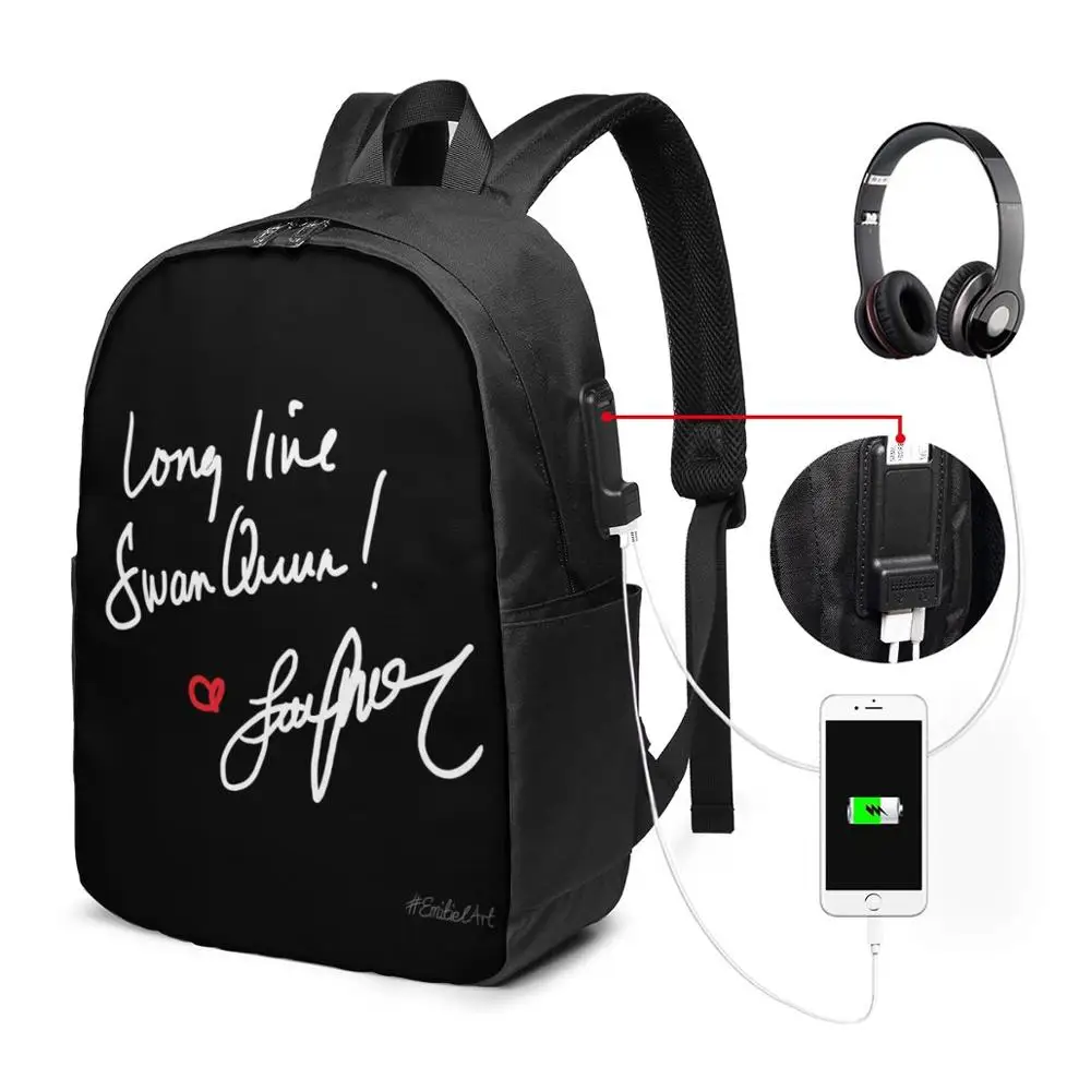 

Signature Backpack Signature Backpacks Multi Purpose High quality Bag Trendy School Print Student Bags