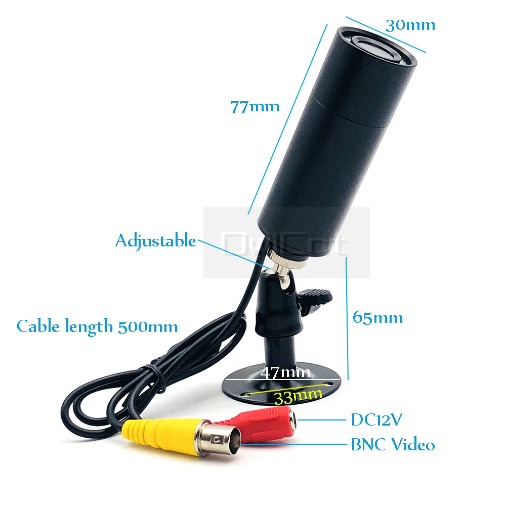 AHD камера 1080P цилиндрическая для помещений и улицы IP66 непромокаемая инфракрасная