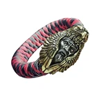 Инструменты для повседневного использования на открытом воздухе, аксессуары для браслетов из Паракорда, тонкие белые латунные пряжки Hunter