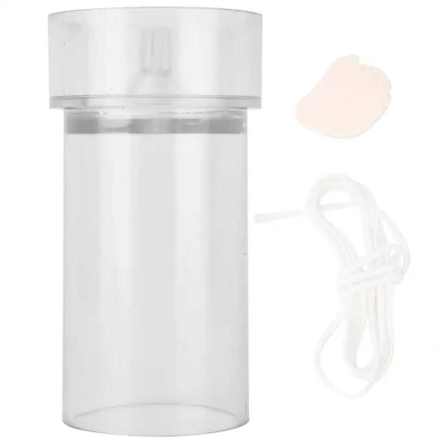 Transparent Plastic Candle Mold Church Tip Candle Making Mould with Metal Cover DIY Tool 3 Sizes - Цвет: 5x10cm