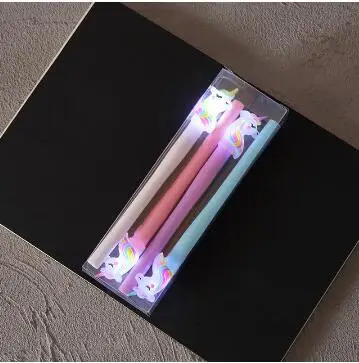 1 шт. креативная Милая мультяшная гелевая ручка с единорогом новинка