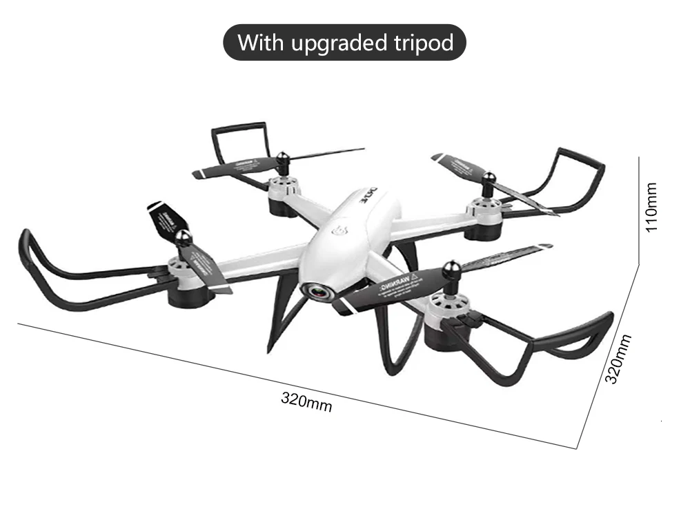 Sg106 Радиоуправляемый Дрон 4k оптический поток 1080p Hd Двойная камера Wifi Fpv в режиме реального времени воздушная видео Радиоуправляемый квадрокоптер Вертолет Vs S20 E58 Xs816