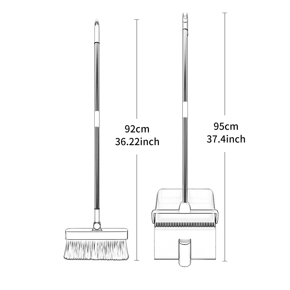Офисный комплект с щеткой внутренняя длинная ручка для удаления пыли кухонный