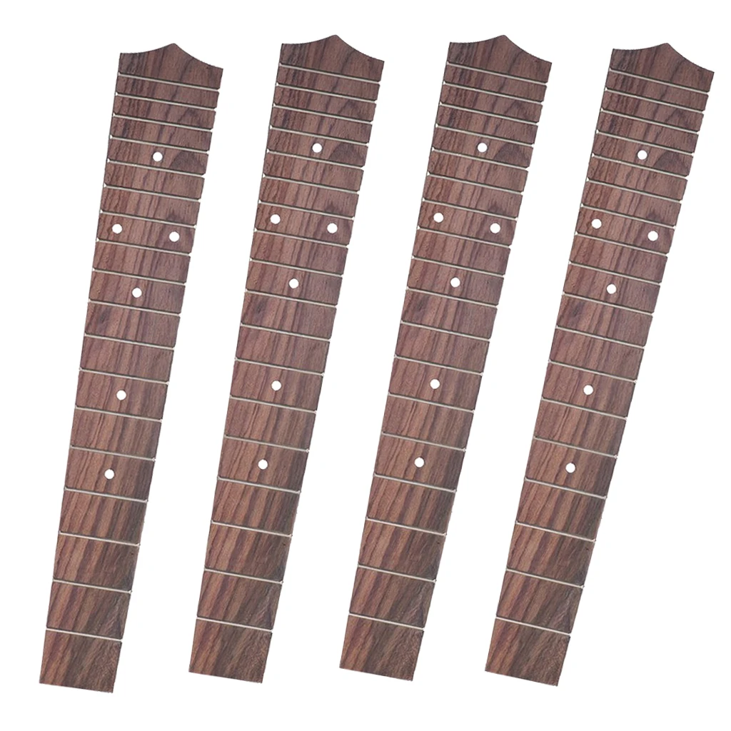 

Durable 4pcs/Pack 26inch Ukulele Fretboards 4 String Guitar Fingerboards DIY