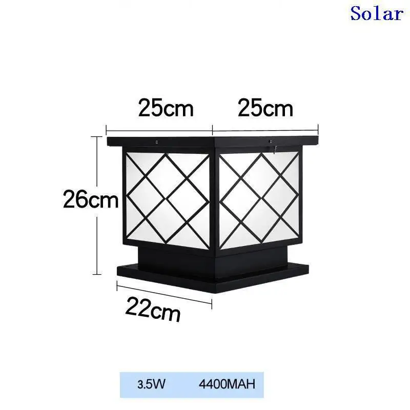 

Iluminador Lamp Gate Led Terraza Y Jardin Decoracion Luminaire Exterieur Outdoor Lighting Solar Garden Landscape Light