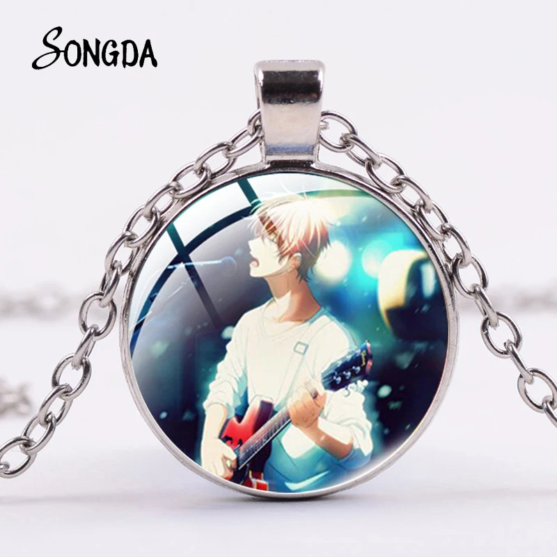 Ожерелье с подвеской в японском стиле аниме акихико Кадзи цепочка кристаллами