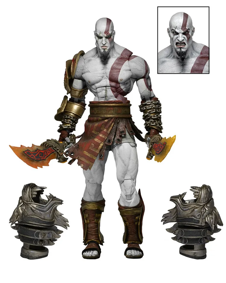 NECA God of War III Игра Charater призрак Спарты Кратос ПВХ фигурка Коллекционная подвижная