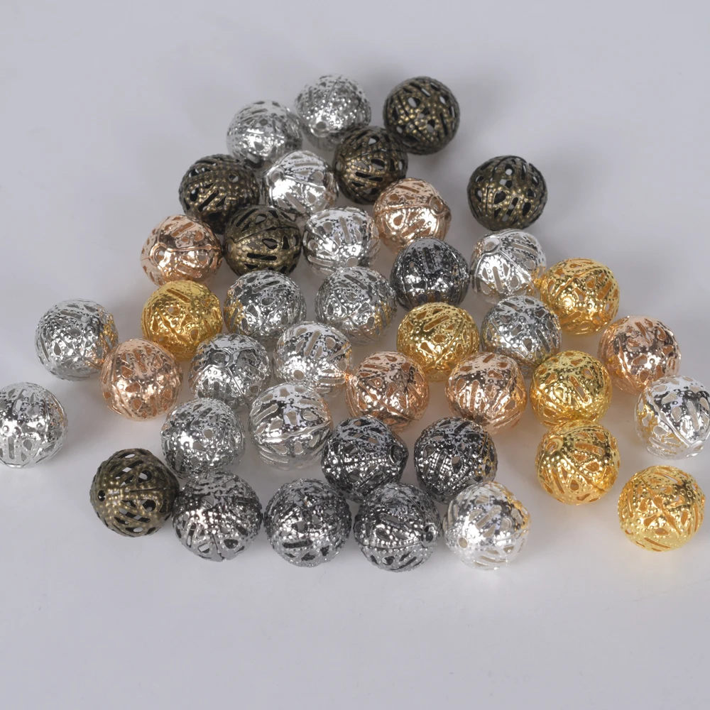 10 200 шт./лот 4 20 мм круглые бусины разделители для браслетов ожерелий серег